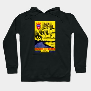 1920 Chalon-sur-Saone France Exposition Hoodie